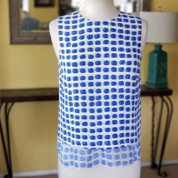 NWT Kate Spade Silk Layered Sleeveless Tank - Picture 4 of 10